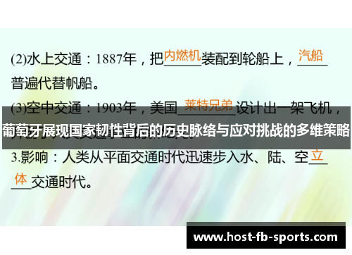 葡萄牙展现国家韧性背后的历史脉络与应对挑战的多维策略